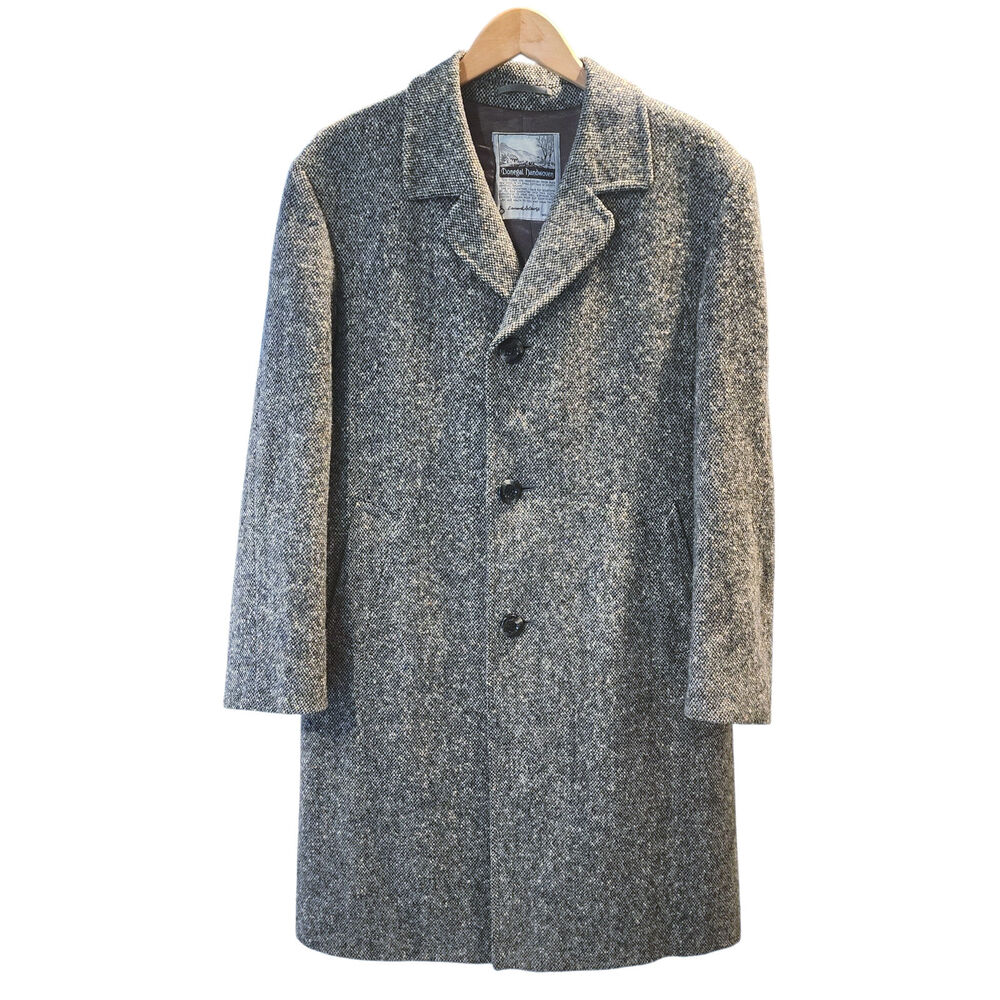 Vintage Coat Tweed Wool